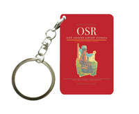 Thumbnail for Leoš Janáček Airport Ostrava (OSR) design on red key chain