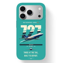 Thumbnail for Boeing 727-200 design on turquoise magsafe iphone case