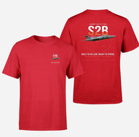 Thumbnail for Blackburn Buccaneer S2B design on red t-shirt, double-side print