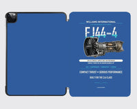 Thumbnail for FJ44-4 design on blue ipad tablet case