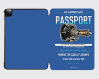 Thumbnail for PASSPORT design on blue ipad tablet case