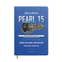 Thumbnail for PEARL 15 design on blue notebook