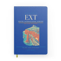 Thumbnail for Exeter International Airport (EXT) design on blue notebook