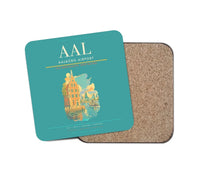 Thumbnail for Aalborg Airport AAL Coaster 1-Piece - Turquoise