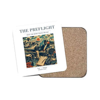 Thumbnail for The Preflight - Designed Coasters design on white 1-piece
