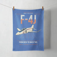 Thumbnail for F-4J Phantom II design on blue towel