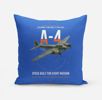 Thumbnail for Junkers Ju 88A-4 design on blue pillow