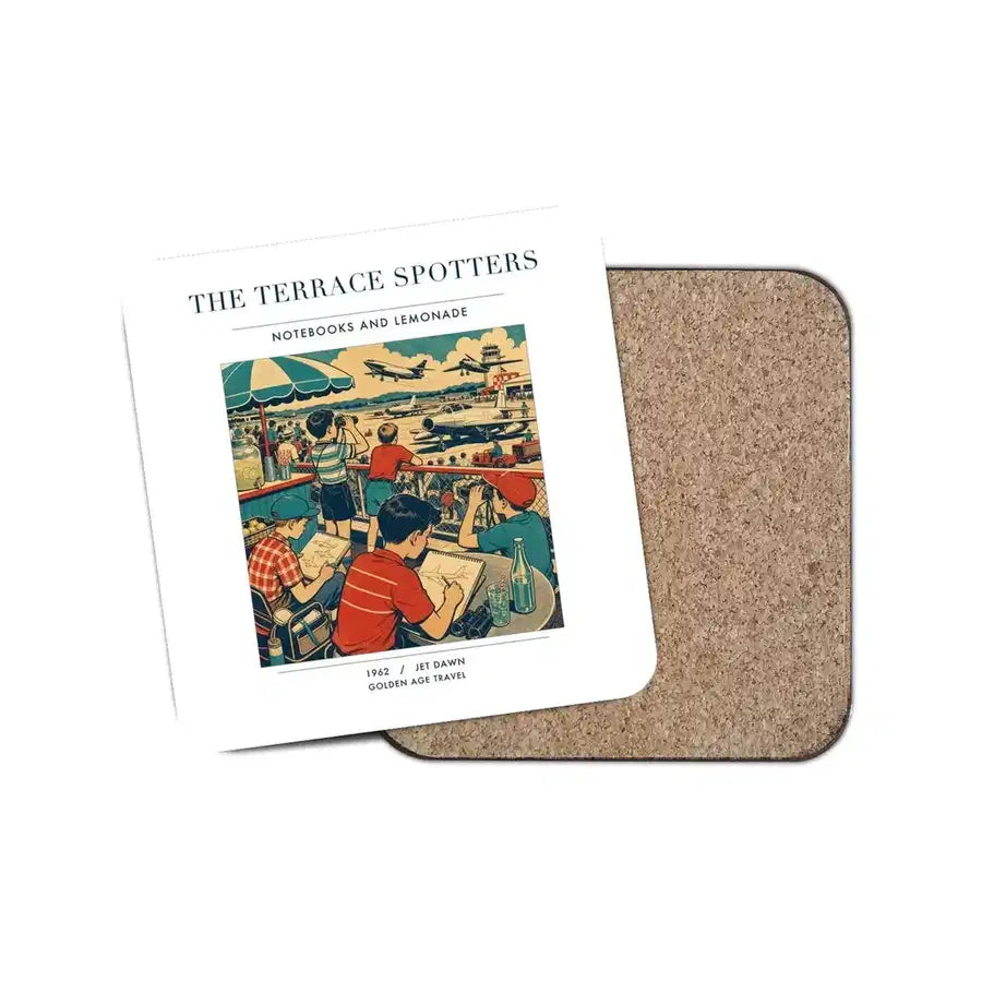 The Terrace Spotters - Designed Coasters design on white 1-piece