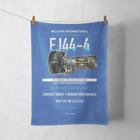 Thumbnail for FJ44-4 design on blue towel