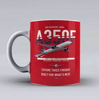 Thumbnail for A350F Mug design on red airbus