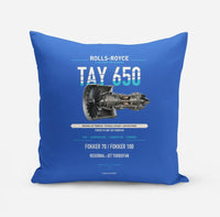 Thumbnail for TAY 650 design on blue pillow