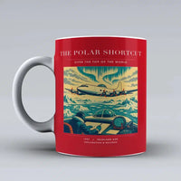 Thumbnail for VINTAGE G4086 - The Polar Shortcut - Ceramic Mug design on red