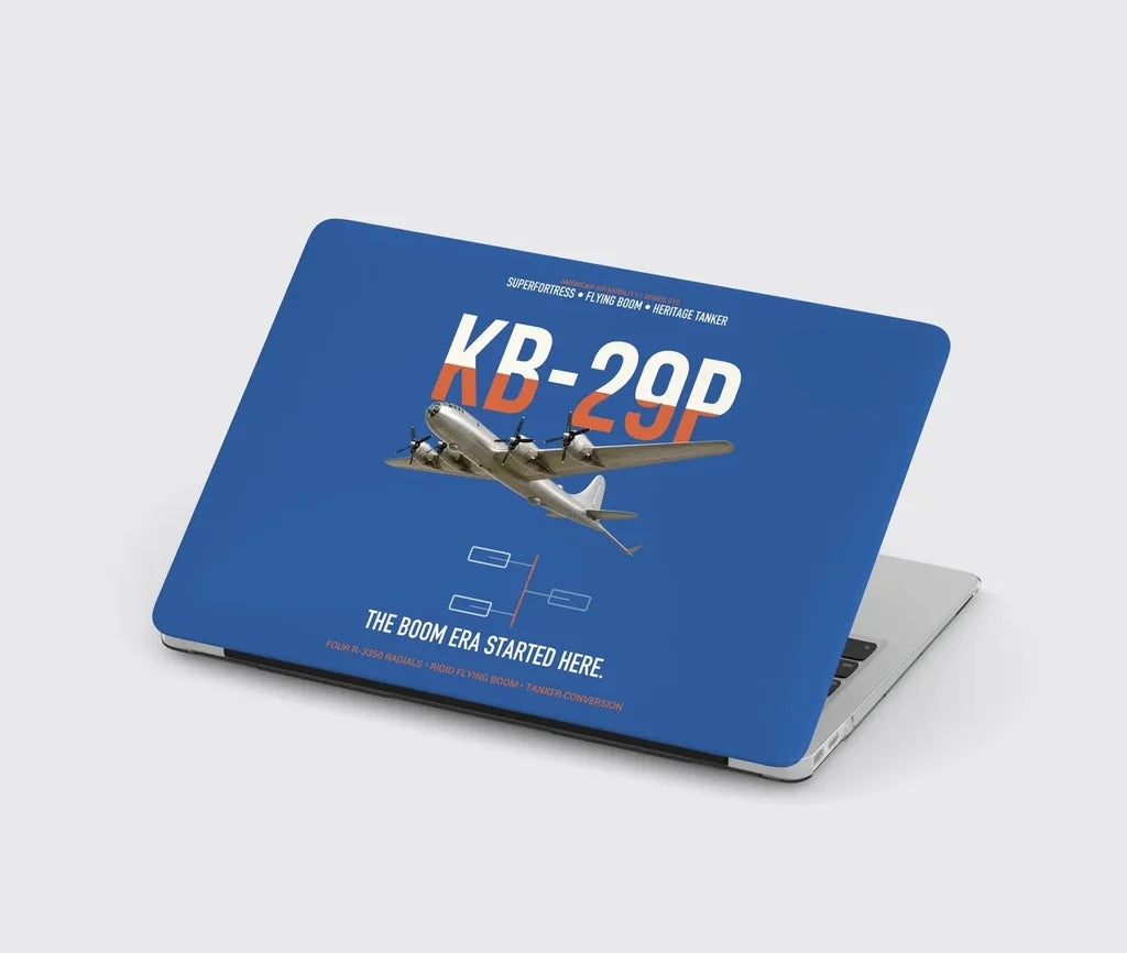 KB-29P SUPERFORTRESS design on blue MacBook case
