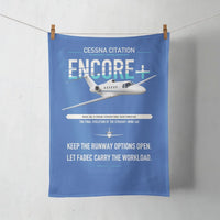 Thumbnail for Cessna Citation Encore+ design on blue towel
