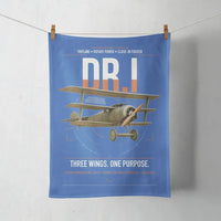 Thumbnail for Fokker Dr.I design on blue towel