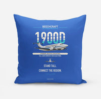 Thumbnail for Beechcraft 1900D design on blue pillow