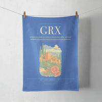 Thumbnail for Federico García Lorca Granada-Jaén Airport (GRX) design on blue towel