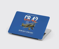 Thumbnail for Fiat CR.42 Falco design on blue MacBook case