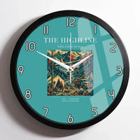 Thumbnail for VINTAGE G4051 - The Highline - Designed Wall Clocks design on turquoise framed