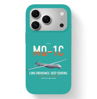 Thumbnail for MQ-1C Gray Eagle ER design on turquoise magsafe iphone case, for iPhone 17 Pro