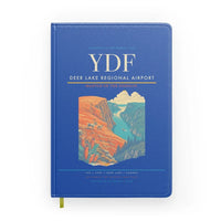 Thumbnail for Deer Lake Regional Airport (YDF) design on blue notebook