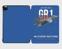 Thumbnail for SEPECAT Jaguar GR1 design on blue ipad tablet case
