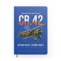 Thumbnail for Fiat CR.42 Falco design on blue notebook