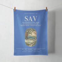 Thumbnail for Savannah-Hilton Head International Airport (SAV) design on blue towel