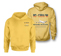 Thumbnail for RC-135V W Rivet Joint design on yellow double-side hoodie, double-side print