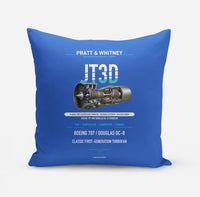 Thumbnail for JT3D design on blue pillow