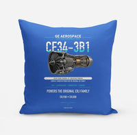 Thumbnail for CF34-3B1 design on blue pillow