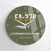 Thumbnail for EA-37B Compass Call design on green army no frame wall clock