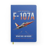 Thumbnail for F-107A Ultra Sabre design on blue notebook