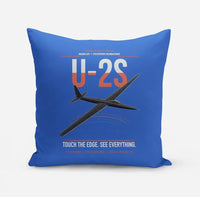 Thumbnail for U-2S Dragon Lady design on blue pillow