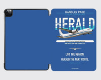 Thumbnail for Handley Page HPR.7 Dart Herald design on blue ipad tablet case