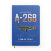 Thumbnail for A-26B Invader design on blue notebook