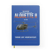 Thumbnail for Sud Aviation SE 3130 Alouette II design on blue notebook