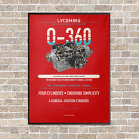 Thumbnail for O-360 vertical canvas print - framed - red background
