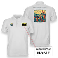 Thumbnail for VINTAGE G4418 - The Lightkeeper Rotation - Double-Side Polo T-Shirt design on white+name