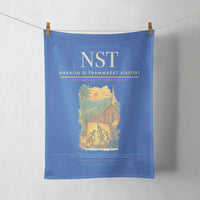 Thumbnail for Nakhon Si Thammarat Airport (NST) design on blue towel