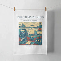 Thumbnail for VINTAGE G4126 - The Training Jets - Designed Towels design on white