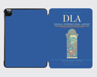 Thumbnail for Douala International Airport (DLA) design on blue ipad tablet case