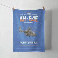 Thumbnail for Boeing AH-64E Apache Guardian design on blue towel