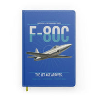 Thumbnail for F-80C Shooting Star design on blue notebook