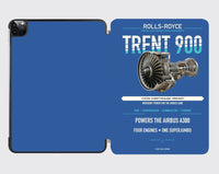 Thumbnail for TRENT 900 design on blue ipad tablet case