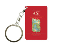 Thumbnail for Amami Airport (ASJ) design on red key chain