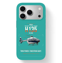 Thumbnail for Airbus H135 design on turquoise magsafe iphone case, for iPhone 17 Pro