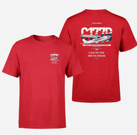 Thumbnail for Cessna 177B Cardinal design on red t-shirt, double-side print