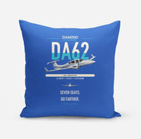 Thumbnail for Diamond DA62 design on blue pillow