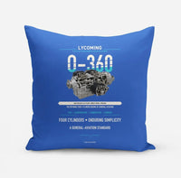 Thumbnail for O-360 design on blue pillow